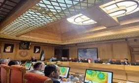 تشکیل جلسه ستاد مدیریت بحران در پی صدور هشدار قرمز هواشناسی