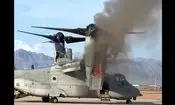 هواپیمای نیروی دریایی آمریکا طعمه حریق شد