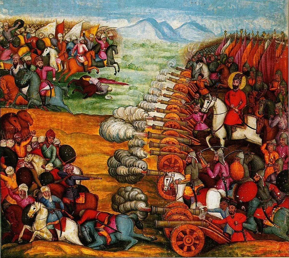 سه استراتژی نادرشاه در استفاده از توپخانه

