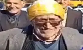حضور پیرمرد ۱۰۷ ساله دره شهری در پای صندوق های رای/ ویدئو
