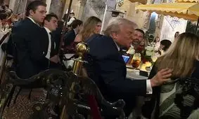 عکس یواشکی سوپرمدل‌ها از بارون ترامپ | ملانیا قاطی کرد!