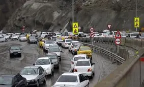 ترافیک در محورهای هراز و کندوان در هر ۲ طرف شمال به جنوب و بلعکس سنگین است