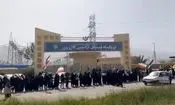 تشکیل زنجیره انسانی مقابل نیروگاه سیکل ترکیبی کازرون/ ویدئو
