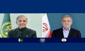 گفتگوی تلفنی پزشکیان و شهباز شریف/ تاکید شهباز شریف بر آمادگی پاکستان را برای ادامه ایفای نقش خود به عنوان میانجی توافق صلح