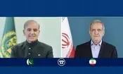 گفتگوی تلفنی پزشکیان و شهباز شریف/ تاکید شهباز شریف بر آمادگی پاکستان را برای ادامه ایفای نقش خود به عنوان میانجی توافق صلح