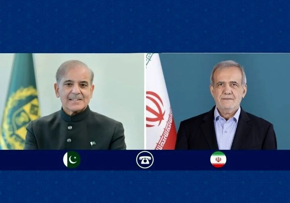گفتگوی تلفنی پزشکیان و شهباز شریف/ تاکید شهباز شریف بر آمادگی پاکستان را برای ادامه ایفای نقش خود به عنوان میانجی توافق صلح
