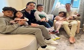 تفریح جالب کریستیانو رونالدو با فرزندانش در خانه/ ویدئو

