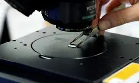 کوچک‌ترین ویولن جهان /ساز مینیاتوری که با چشم دیده نمی‌شود / عکس