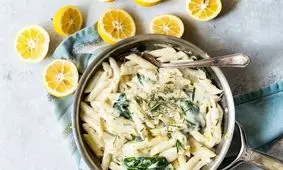 پاستا مرغ و لیمو؛ ترکیب ایتالیایی با طعمی لذیذ