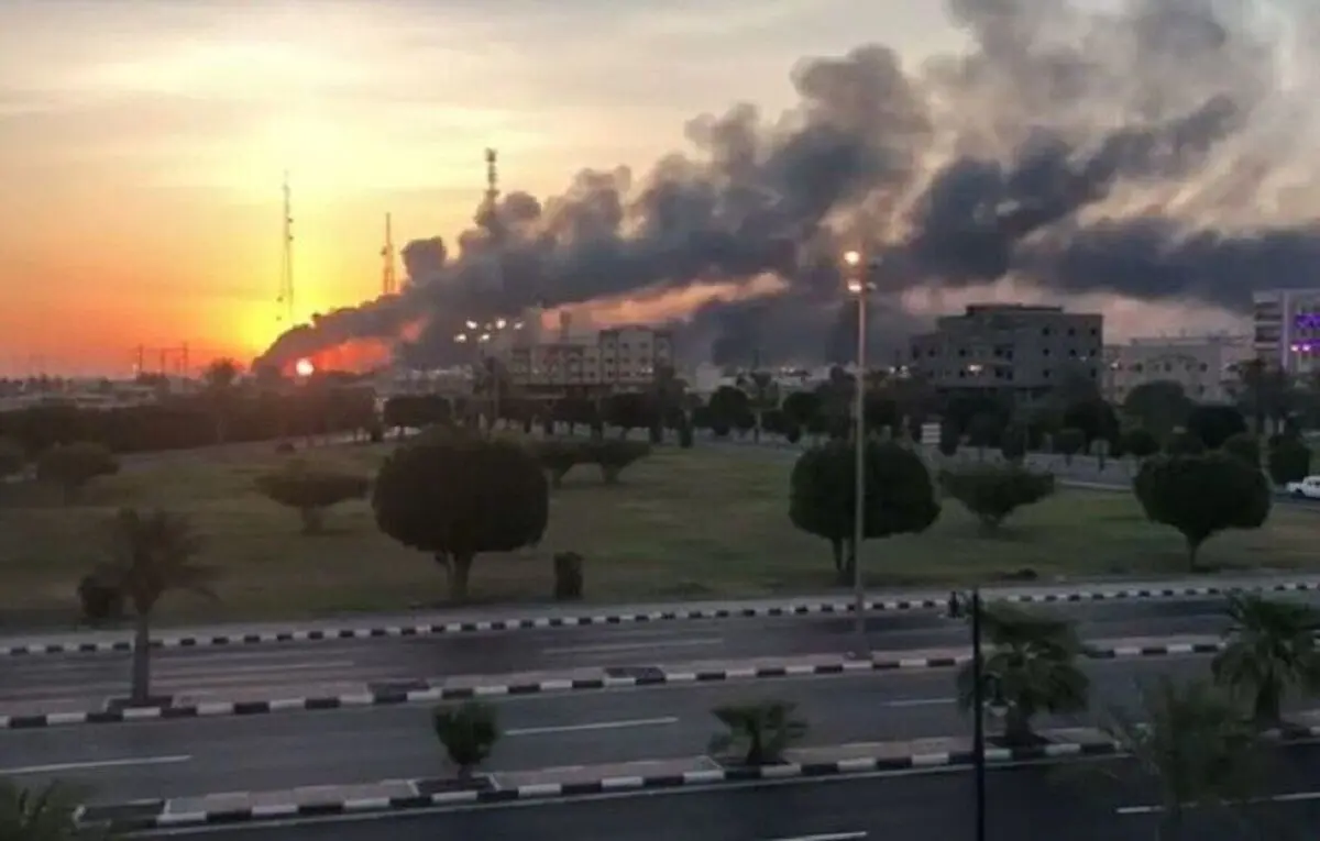 حمله پهپادی یمن به تاسیسات نفتی آرامکو عربستان