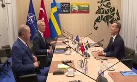 نشست سه‌جانبه رئیس‌جمهور ترکیه، نخست‌وزیر سوئد و دبیرکل ناتو

