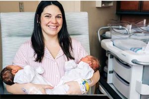 مادر آمریکایی با دو رحم نادر در دو روز دو نوزاد به دنیا آورد