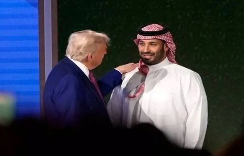 خداحافظی جالب ترامپ از بن سلمان هنگام ترک ریاض/ ویدئو


