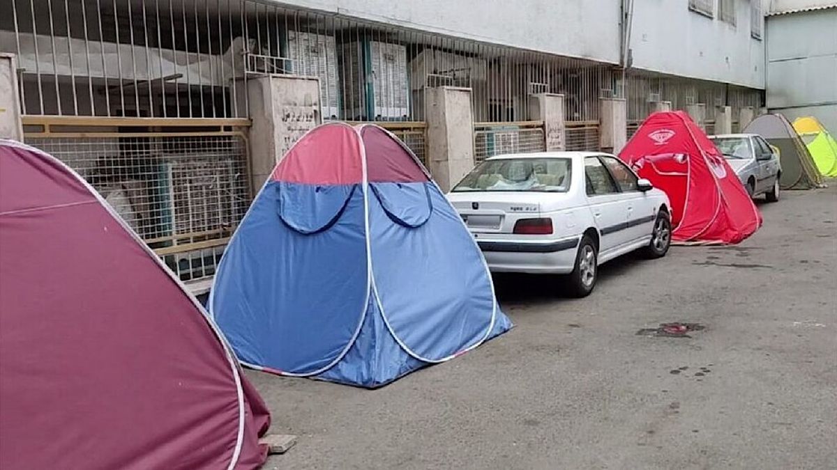 بازگشت پدیده چادر زدن همراهان بیمار