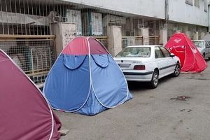 بازگشت پدیده چادر زدن همراهان بیمار