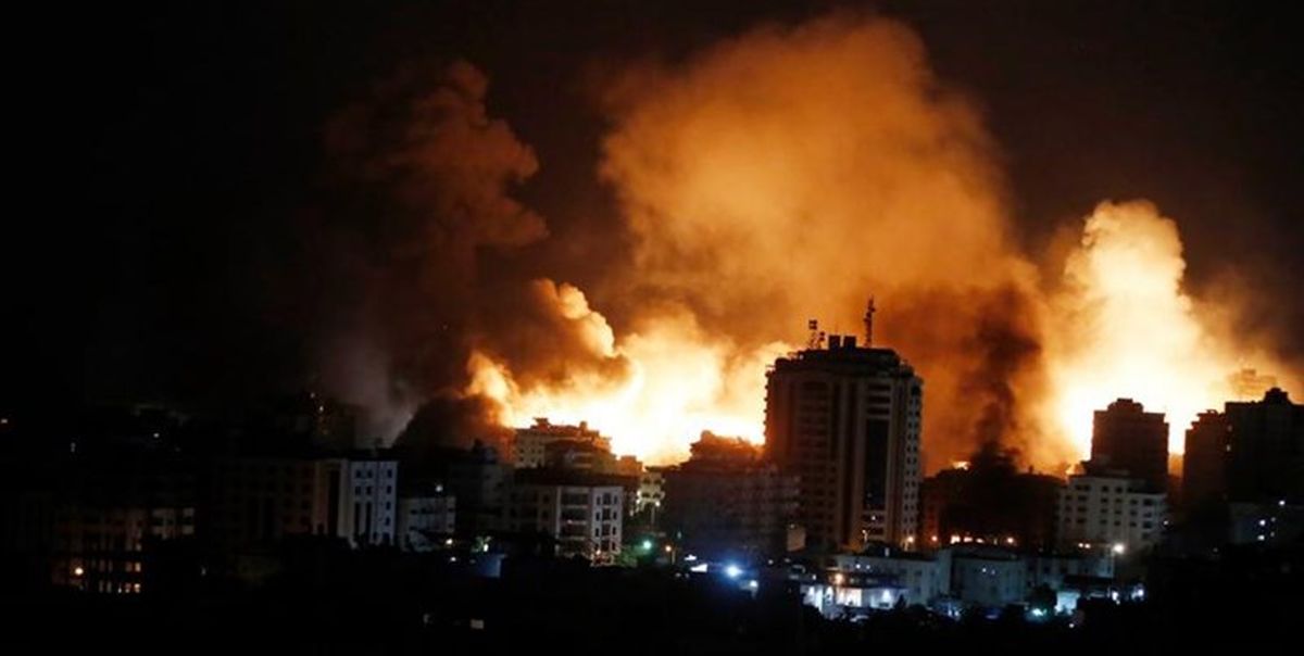 بمباران سنگین نوار غزه/ یک قایق جنگی ارتش اسرائیل منهدم شد/ نتانیاهو: جنگ با چیزی کمتر از حذف حماس پایان نمی‌یابد