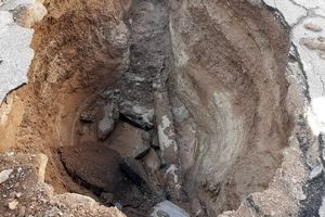 ۱۲ واحد مسکونی در نسیم شهر به علت فرونشست زمین تخلیه شد