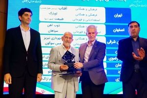 کسب عنوان باشگاه برتر کشور توسط مجموعه ورزشی بین‌المللی آفتاب