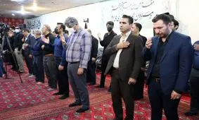 هشتمین شب آیین سوگواری حسینی در هیئت عزاداران بختیاری اهواز/ تصاویر