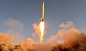 لحظهٔ شلیک موشک‌های موج ۱۷ عملیات وعدهٔ صادق ۳/ ویدئو