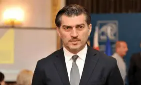 حضور رئیس جمهور گرجستان در مراسم تشییع رهبر شهید

