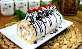 طرز تهیه رولت خامه ای خانگی/ ویدئو