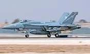 آسیب مرموز به جنگنده F/A-18 نیروی دریایی آمریکا

