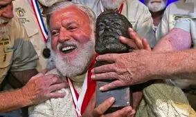 مسابقه شباهت به ارنست همینگوی/ ویدئو