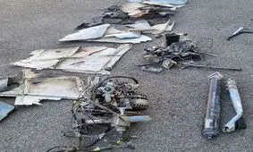 ساقط‌شدن ۲ پهپاد متخاصم در زنجان/ عکس