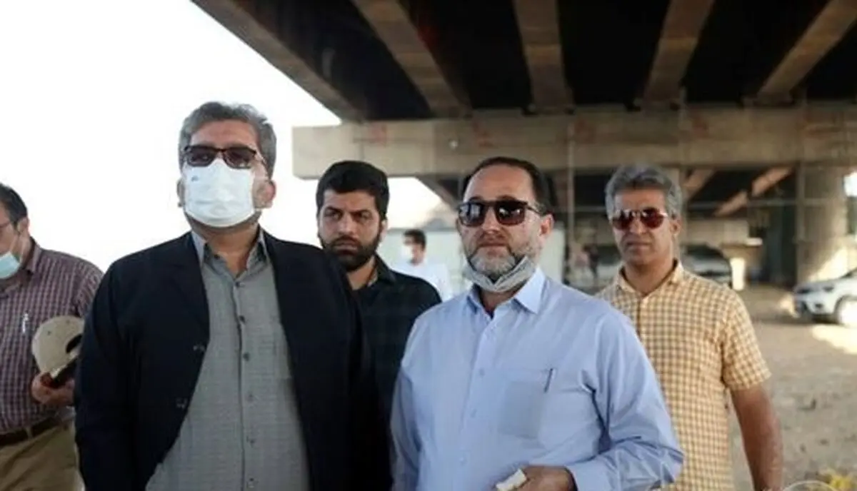  بازدید معاون عمرانی استاندار خوزستان از پروژه های عمرانی شهرداری اهواز