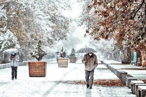 بارش باران و برف در بیشتر مناطق ایران/ ویدئو