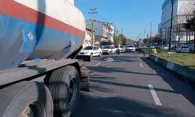 کامیون جان عابر کرجی را گرفت