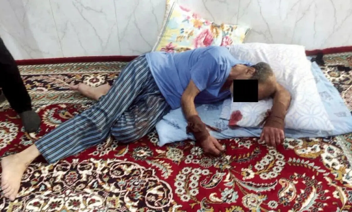 قتل هولناک زن ۶۱ ساله با شال و خودکشی شوهر 