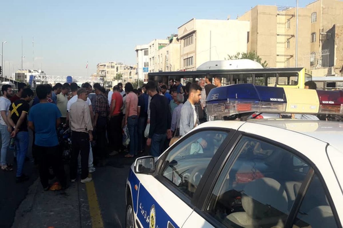  تصادف جنجالی در ونک تهران؛ پسر نماینده مجلس زد و فرار کرد 