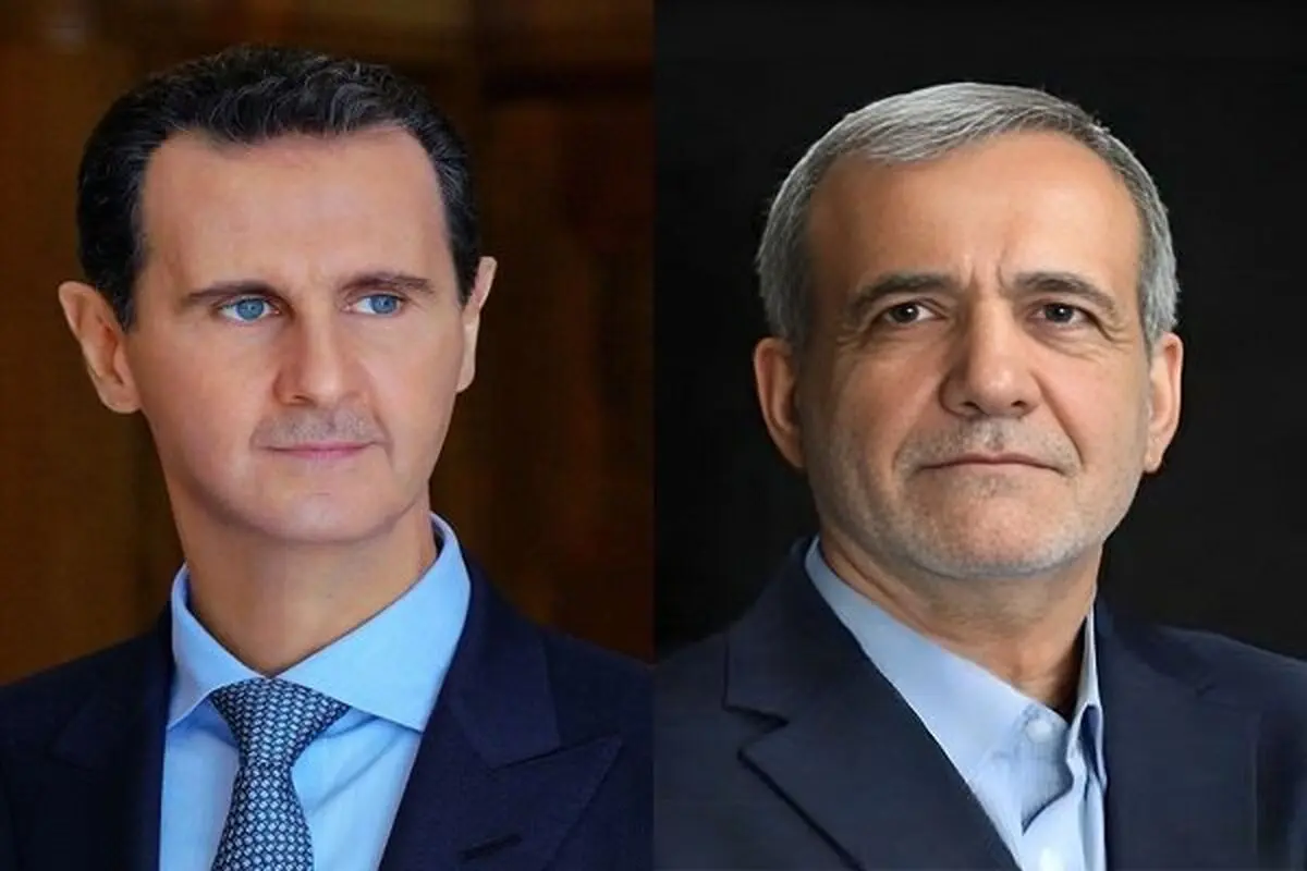 بشار اسد با پزشکیان درباره تحولات سوریه گفتگو کرد

