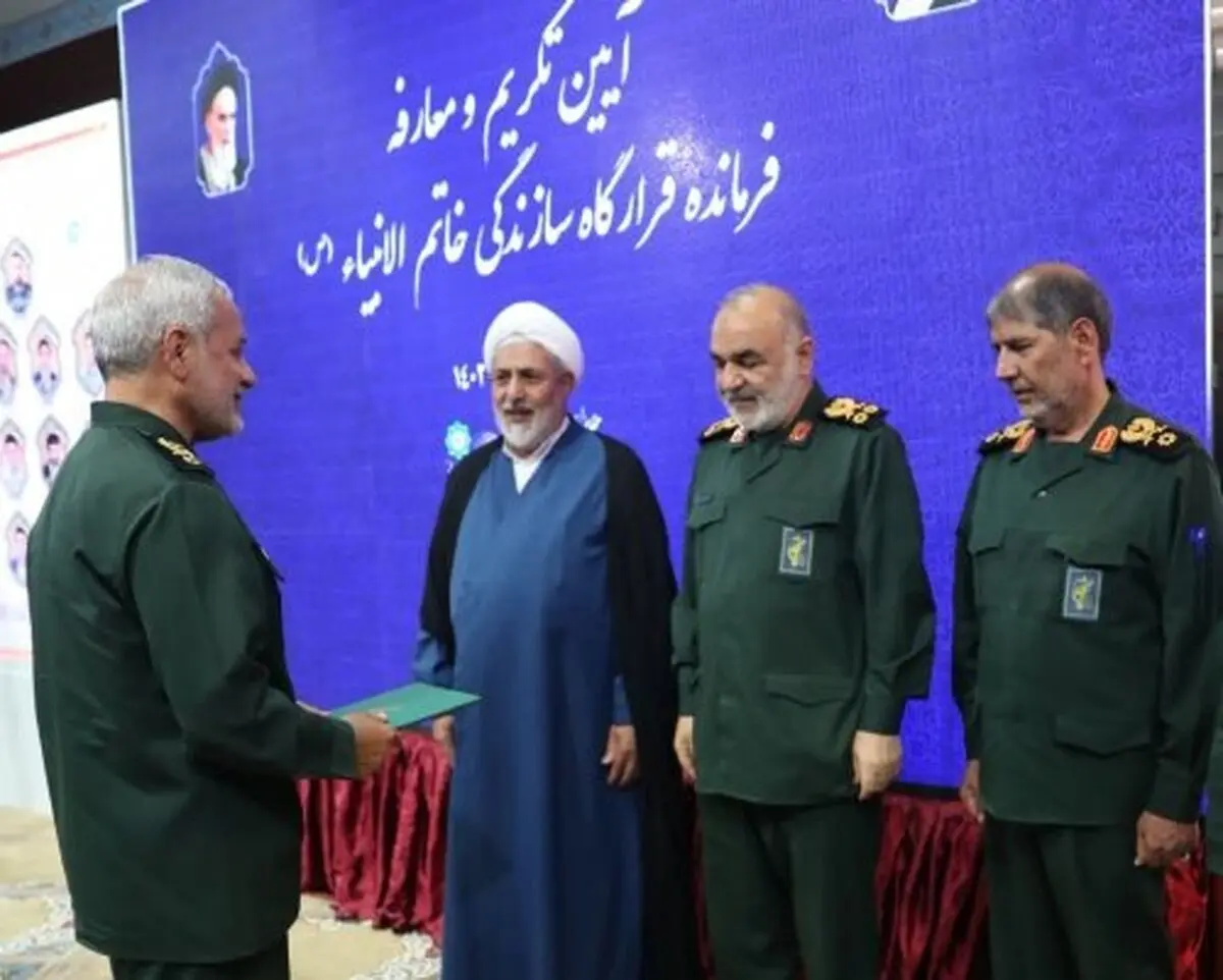 سردار عبدالرضا عابد فرمانده قرارگاه سازندگی خاتم الانبیاء شد

