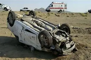 واژگونی مرگبار سمند در اصفهان با ۴ کشته