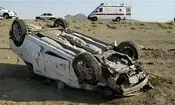 واژگونی مرگبار سمند در اصفهان با ۴ کشته