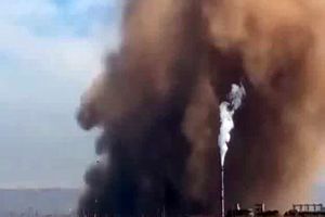 حادثه در خط لوله گاز تبریز - بازرگان به علت فرسودگی/ ویدئو