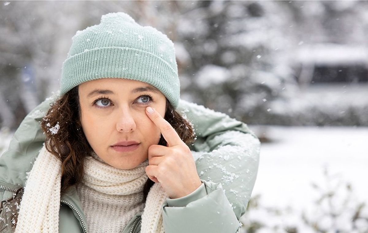 دلیل اشک چشم در زمستان چیست؟