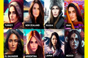 اگر کشورها زن بودند چه شکلی بودند ؟