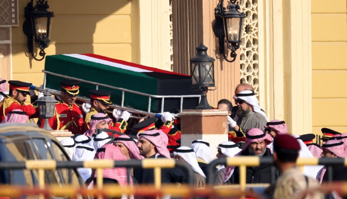 مراسم تشییع پیکر امیر کویت/ ویدئو