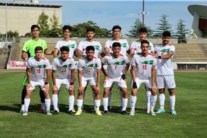 پیروزی تیم ملی فوتبال نوجوانان ایران مقابل کومور

