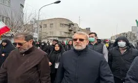 واکنش کریستین امان پور به حضور علی لاریجانی در راهپیمایی روز قدس/ عکس
