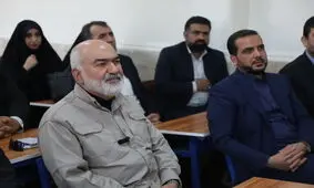 مدرسه ۱۲ کلاسه شهدای میناب با حضور استاندار خوزستان افتتاح شد