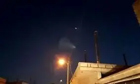 مشاهده یک شیء نورانی در آسمان اهواز/ ویدئو