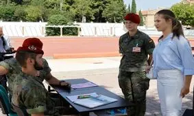  شاهدخت ارتش؛ ملکه آینده اسپانیا با یونیفرم نظامی/ عکس
