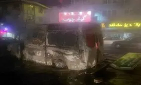خسارت ۱۲ آمبولانس در حوادث دو شب گذشته/ ویدئو