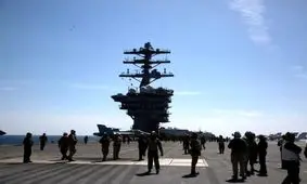حرکت ناو هواپیمابر آمریکایی «یو اس اس نیمیتز» به سمت خاورمیانه