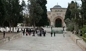 یورش دوباره صهیونیست ها به مسجدالاقصی

